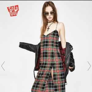 Dolls kill plaid dress